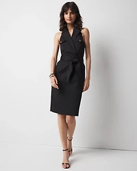 Trench Wrap Mini Dress