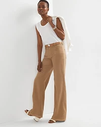 High-Rise Scoop Neck Tee
