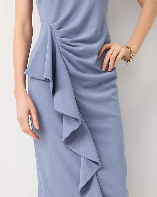 knee length dresses for ladies Patchwork Midi Dress – Pretty J Boutique