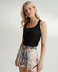 Belted Tailored Short