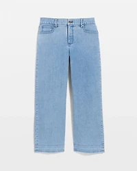 Featherweight High Rise Wide Leg Cropped Jean