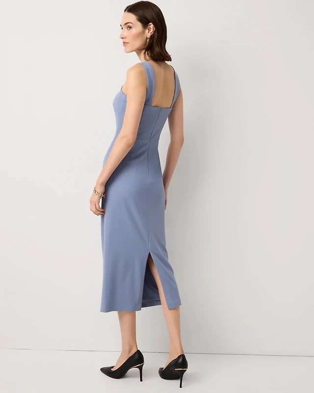 bl-nk emryn embroidered square-neck midi dress Bl-nk Emryn Embroidered Square-Neck Midi Dress at MarketFair Shoppes in  Princeton, NJ
