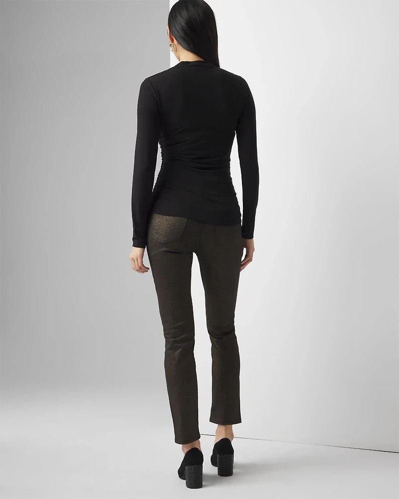 Square Neck Ruched Top