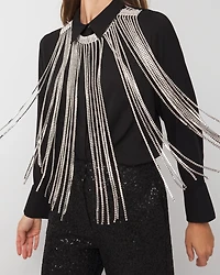 Crystal Fringe Necklace