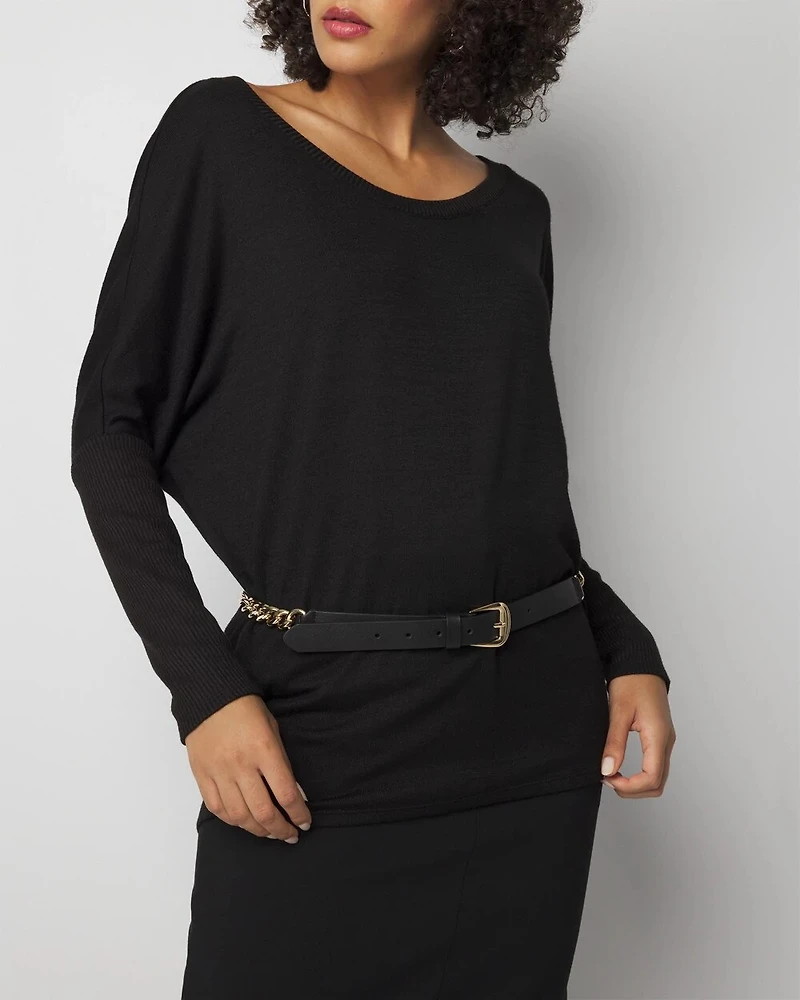 Chain Leather Pant Belt