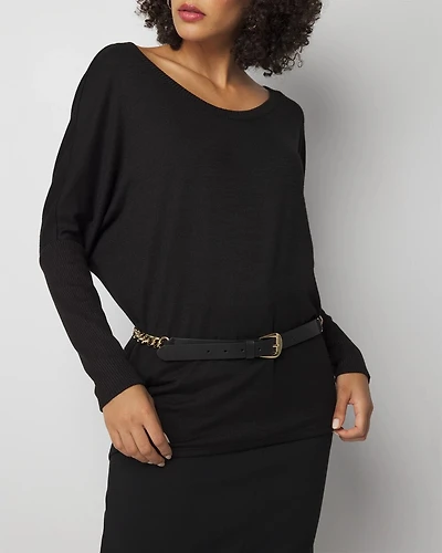 Chain Leather Pant Belt