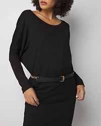 Chain Leather Pant Belt