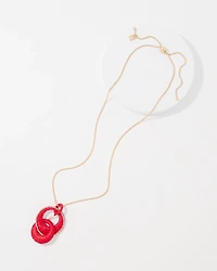 Raffia Pendant Necklace
