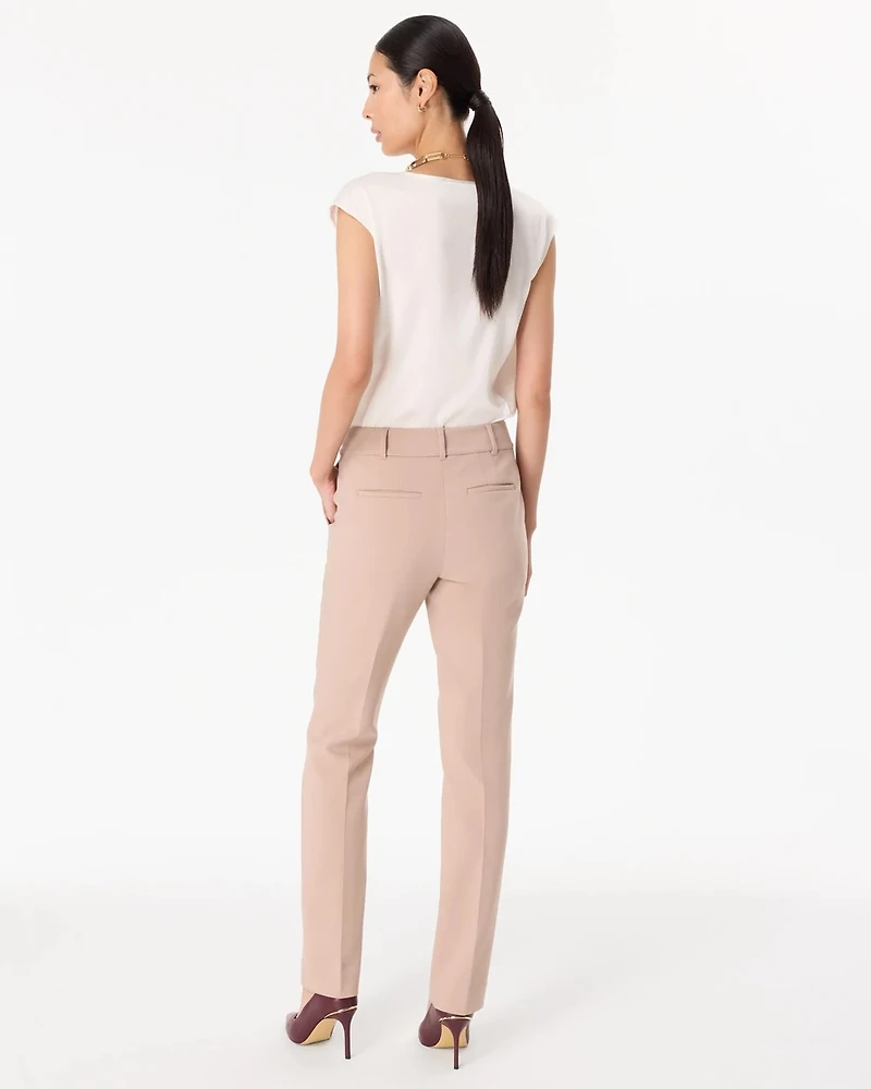 Petite Luxe Stretch High-Rise Zoey Straight Pant