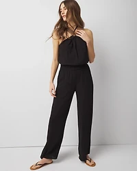 Halter Jumpsuit Cover-Up