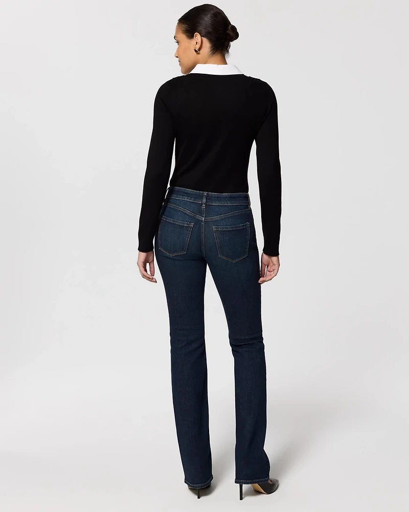 Mid-Rise Bootcut Jeans