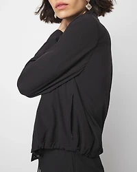 Drawcord Snap Button Jacket