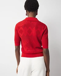 Pointelle Cardigan Sweater