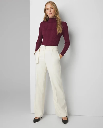 WHBM® Belted Luna Wide Leg Trousers
