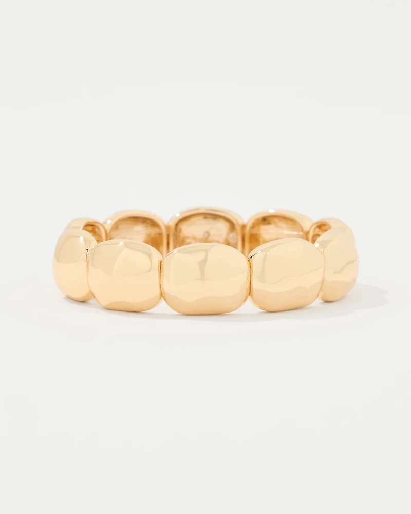 Sculptural Stretch Bracelet