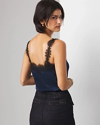 Lace-Trimmed Cami