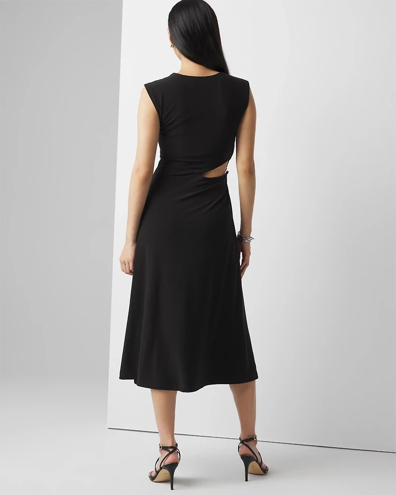 Matte Jersey Midi Dress