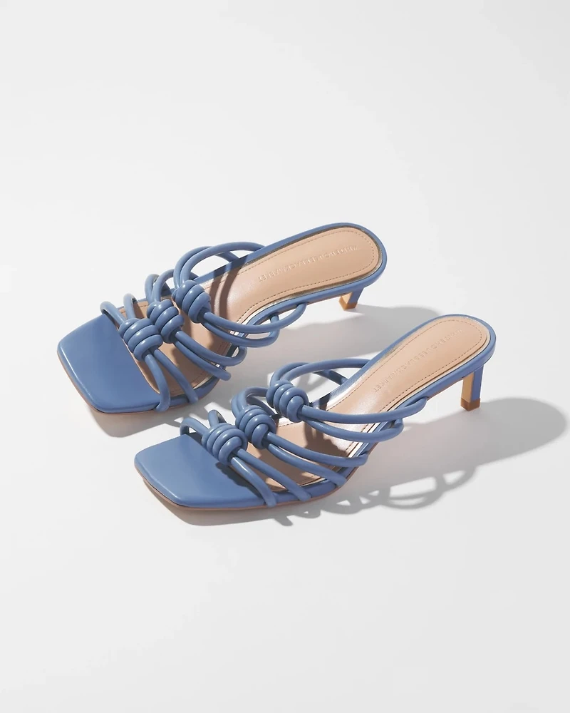 Knotted Strappy Heels