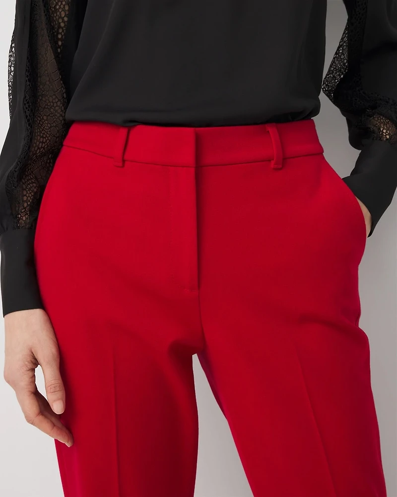 High-Rise Elle Slim Ankle Pant