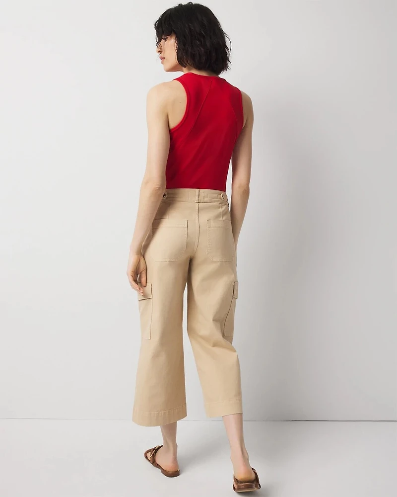 Pret Cargo Wide Leg Cropped Pant