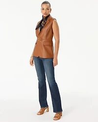 Faux Leather Vest