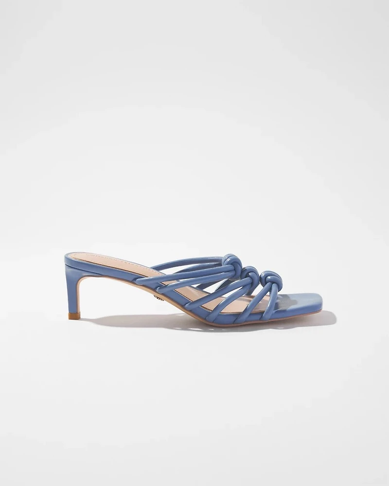 Knotted Strappy Heels