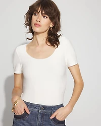 WHBM FORME™ Seamless Ribbed Tee