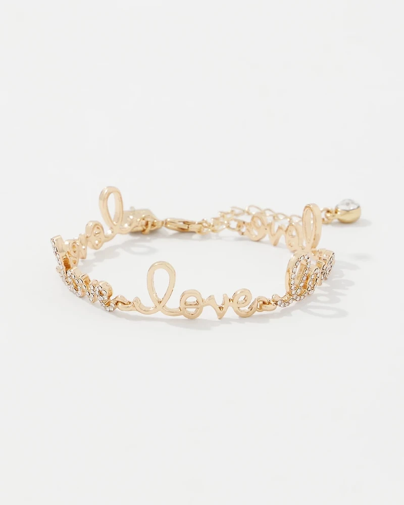Love Letter Chain Bracelet