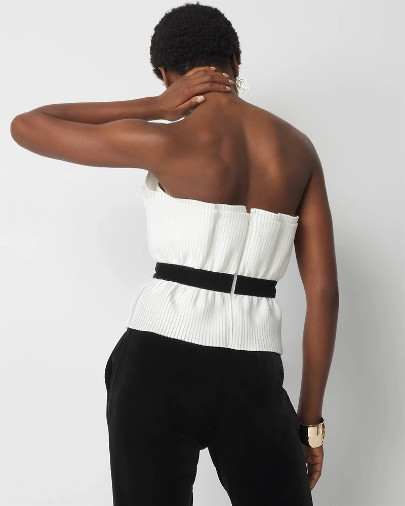 Pleated Bustier