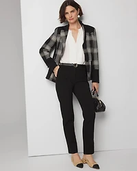 Petite Mid-Rise Stovepipe Pants