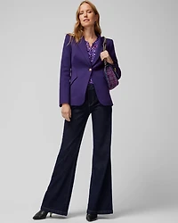 WHBM® Luxe Stretch Editor Blazer