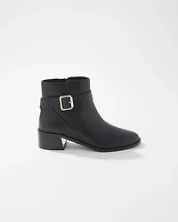 Short Leather Chelsea Boot
