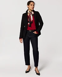 Shadow Stripe Satin Blouse
