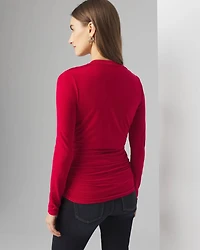 Square Neck Ruched Top