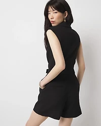 Double-Breasted Blazer Romper