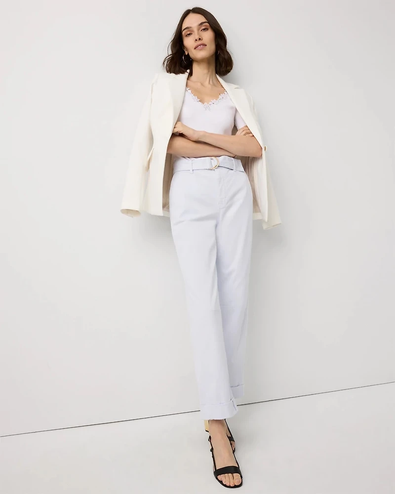 Pret High Rise Straight Ankle Pant