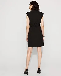 Petite Double-Breasted Blazer Dress