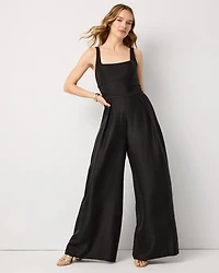 Square Neck Wide Leg Jumpsuit
