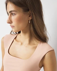 WHBM FORME™ All Ways Stretch Square Neck Top