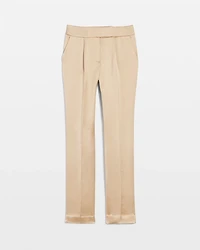 Zoey Satin Straight Pant