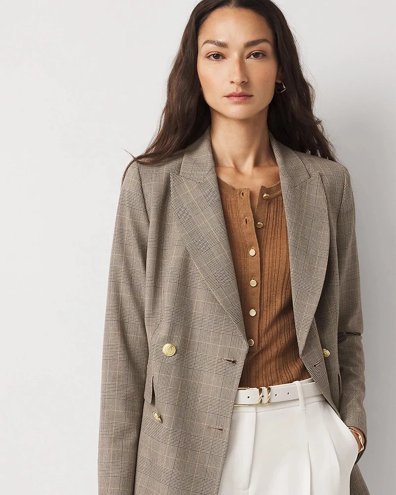 Ribbed Henley Sweater