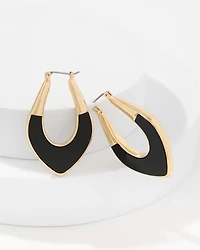 Mother of Pearl Hoop Earrings