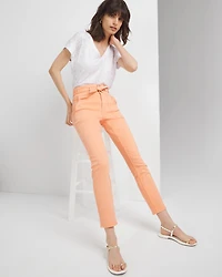 Extra High-Rise Utility Slim Ankle Jeans