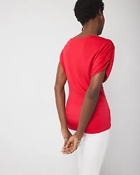 Asymmetric Ruched Top