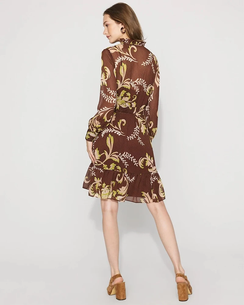Petite Floral Blouson Dress