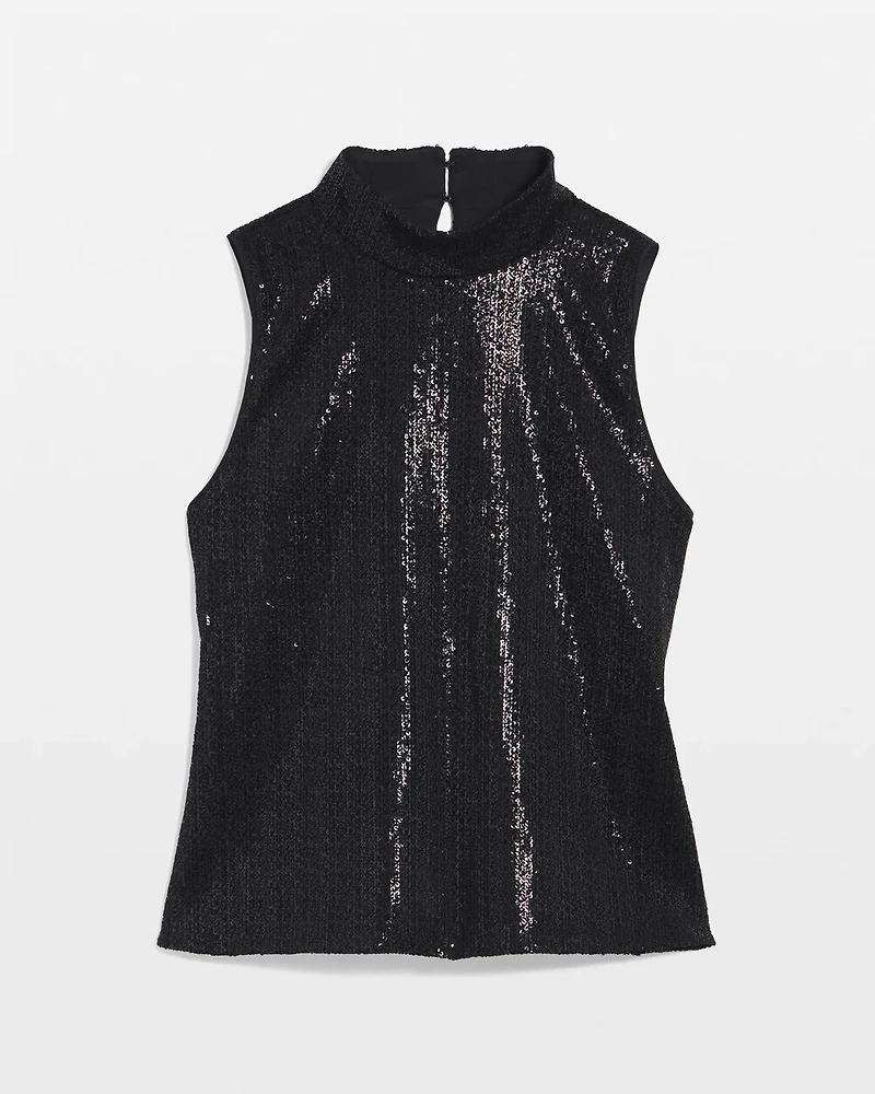 Velvet Sequin Tank Top
