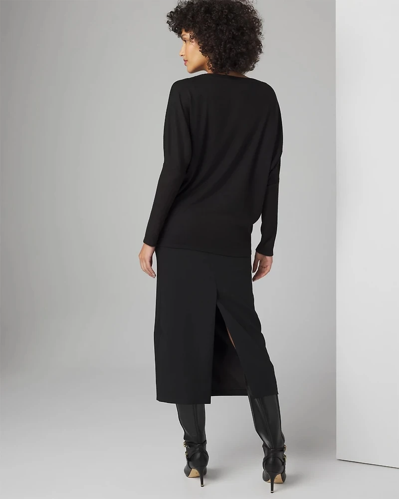 Long Sleeve Ribbed Tunic