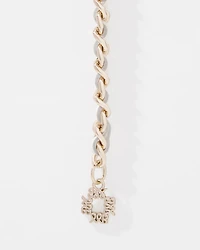 Chain Woven Leather Belt