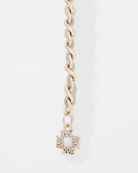 Chain Woven Leather Belt