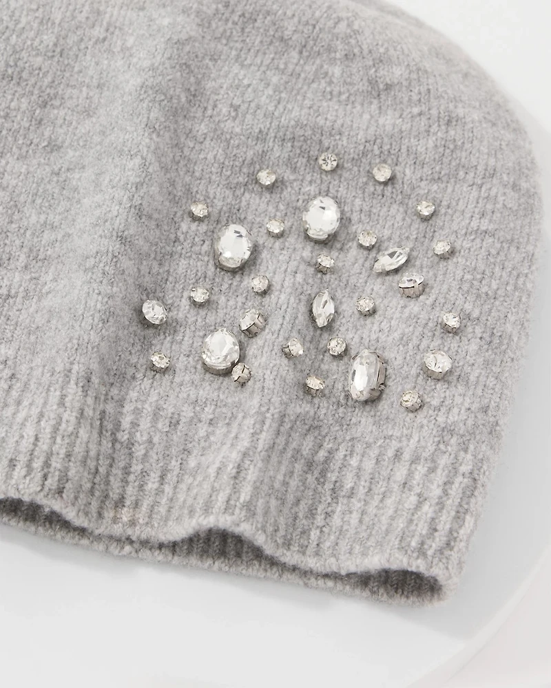 Rhinestone Beanie Hat